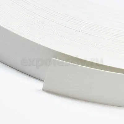 Кромка ПВХ / ABS кромка, белый фон 0,8, 25мм