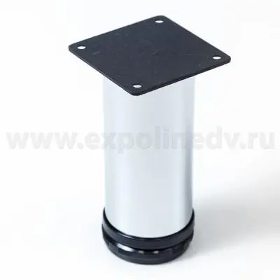 Опоры декоративные опора регулируемая н 120 мм, хром