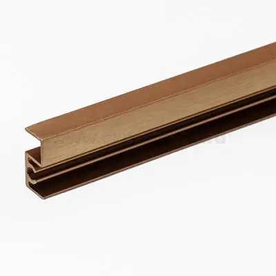 New  пгв профиь гориз. верхний slim/fit 5800мм латунь браш new