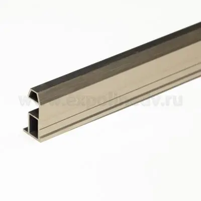 SLIM/FIT пв профиль вертикальный slim 5800мм шампань браш глянец new