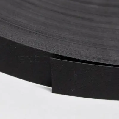 Кромка ПВХ / ABS кромка, черный шагрень 1011f 0,8, 35мм