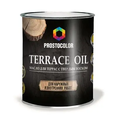 Масла для дерева Prostocolor масло для террас prostocolor цвет сосна, 0,75л