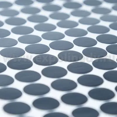 Клеевые заглушки D14 заглушки (клеевые) черный глянец 104 шт