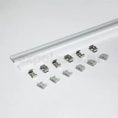 Профиль для светодиодных лент 8мм профиль gls накладной 3.0м 1506w для led-ленты, алюминий