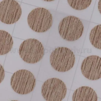 Клеевые заглушки D20 заглушки (клеевые) ясень наварра 12 шт, d=20мм