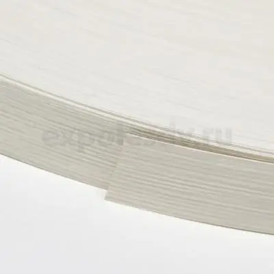 Кромка ПВХ / ABS кромка, ясень анкор белый 1019f 0,8, 19мм