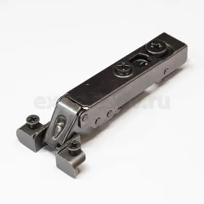 Петли мебельные JETLine петля мебельная jetline накладная 105°, для al-профиля, clip-on, без пружины, черная, без мп