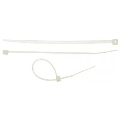Стяжки стяжки-хомуты syayer нейлоновые, 2.5 х 100 мм, белый, уп.100 шт