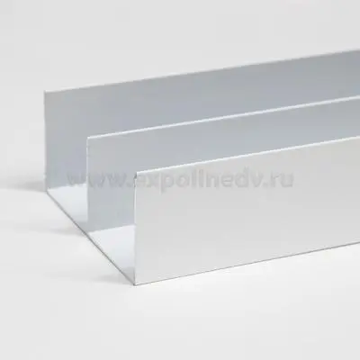 Направляющие/Упоры вн2 верхняя направляющая двойная 5800мм белый матовый