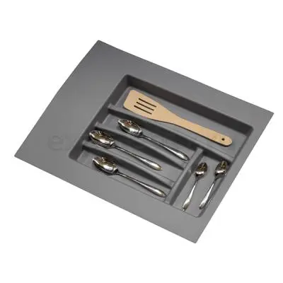 Лотки для столовых приборов лоток для столовых приборов гл. 390-498мм, шир. 300-400мм, в базу на 400мм, серый