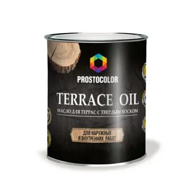 Масла для дерева Prostocolor масло для террас prostocolor, цвет белый, 2,2л