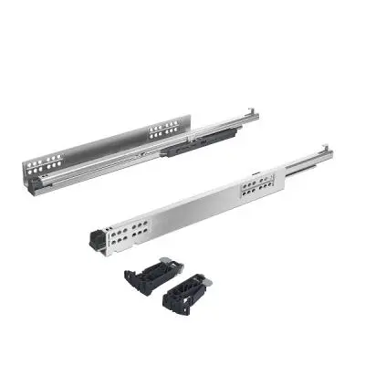 Комплекты направляющих Hettich скрытого монтажа комплект направляющих quadro you, push to open, 450 мм, полного выдвижения