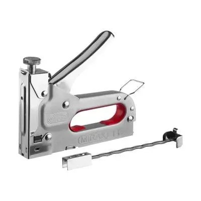 Молотки, Киянки степлер miraxx с регулировкой силы удара, металл, тип53, 4-14 мм