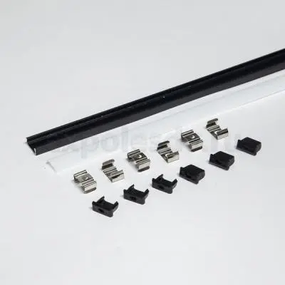 Профиль для светодиодных лент 8мм профиль gls накладной 3.0м 1506w для led-ленты, черный