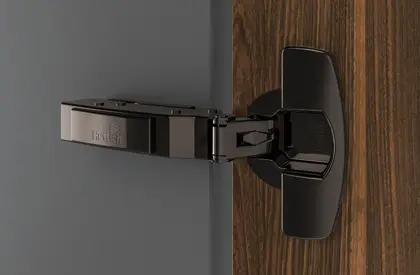 Петли мебельные Hettich (Германия) петля hettich sensys накладная 110°, с доводчиком, черный обсидиан