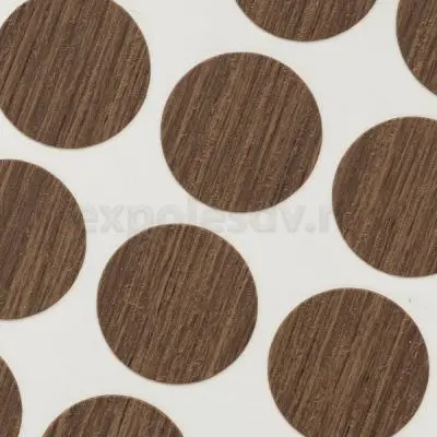 Клеевые заглушки D20 заглушки (клеевые) дуб винченца 12 шт, d 20мм