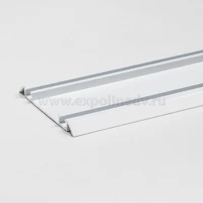 Направляющие/Упоры нн2 нижняя направляющая двойная 5800мм белый матовый