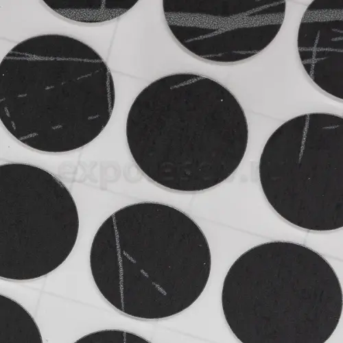 Клеевые заглушки D20 заглушки (клеевые) камень пьетра гриджиа чёрный 12 шт, d=20мм