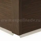 Цоколь кухонный венге заглушка для цоколя 150 мм угол 90° (18802461016)