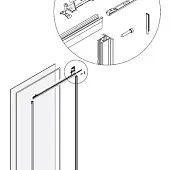 Комплекты подвесных дверей AIR Raumplus комплект профиля-купе раумплюс air s800 на 2 двери, ширина шкафа до 2500 мм, без доводчика, серебро