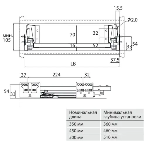 Ящики Samsung IREX комплект ящика samsung irex, c доводчиком, nl-500*84мм, серый
