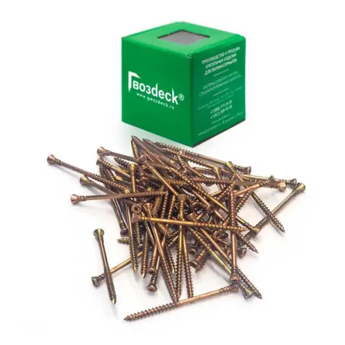 Крепёж для дерева Гвоздэк саморез гвоздэк 3,0*30 для вагонки torx10 (200 шт/уп.)