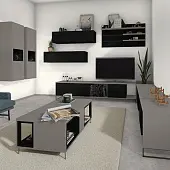 Репродукции материалов ЛДСП EGGER лдсп f433 лён антрацит st10 2800 х 2070 х 16 мм, egger