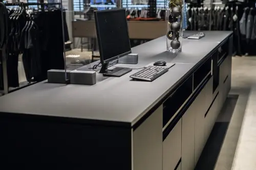 Однотонные декоры ЛДСП EGGER лдсп u999 черный st7, 2800 х 2070 х 16 мм, egger