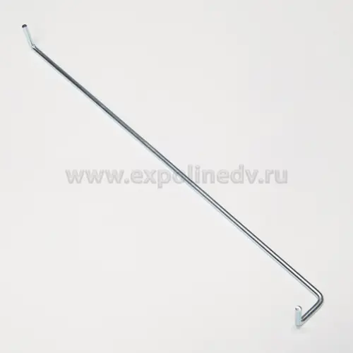 Полкодержатели держатель г-образный 300x25мм, правый, хром