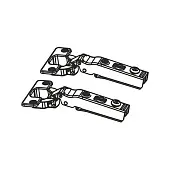 Комплектующие DTC петля верхняя 120° 3d (2шт) для dtc top stay st