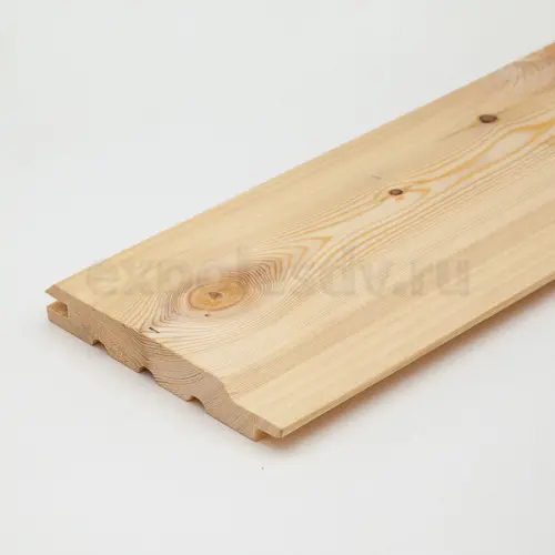 сорт С имитация бруса лиственница 21*130*4000мм сорт с (нф)