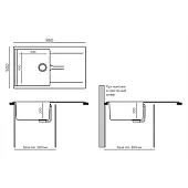 Мойки Polygran мойка кухонная polygran модель gals 860 кремовый