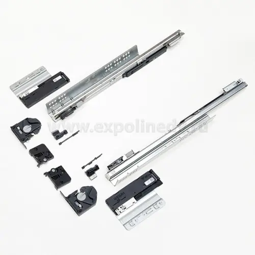 Комплекты направляющих Hettich скрытого монтажа комплект направляющих скрытого монтажа hettich quadro 4d v6, 300мм, 10кг, push to open silent system