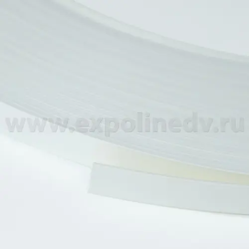 Кромка ПВХ / ABS кромка, белый платиновый гладкий w980 sm 0,4, 19мм