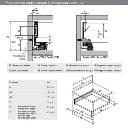 Комплекты ящиков Avantech You комплект ящика avantech you nl-270*101мм, silent system, антрацит