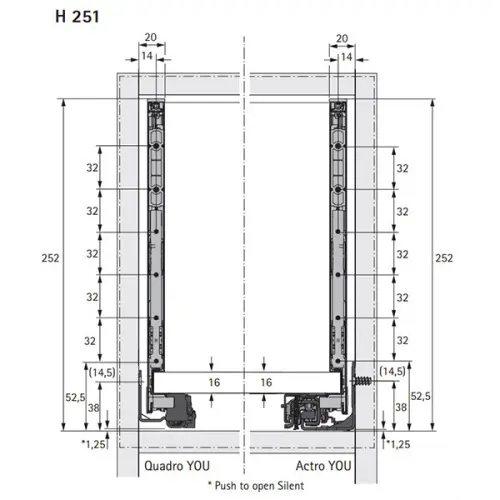 Комплекты ящиков Avantech You комплект ящика avantech you nl-350*251мм, silent system, антрацит
