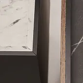 Акцентные кромки EGGER кромка 1,3*23 f8922 pmma дуо мрамор каррара белый-черный st c1, egger