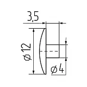 Евровинты, заглушки под шестигранник заглушки №2 под шестигранник, бежевый