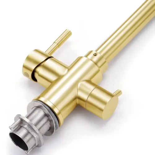 Смесители Avivacom смеситель кухонный avivacom с фильтрацией, золото