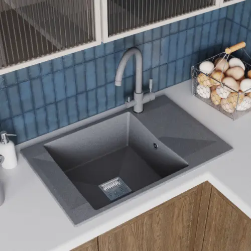 Мойки кухонные Распродажа мойка кухонная tolero модель blade 780 грей