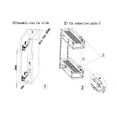 Бутылочницы бутылочница в базу 150 мм champagne rose, с доводчиком, левая