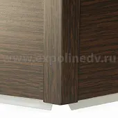Цоколь кухонный венге заглушка для цоколя 100 мм угол 135° (18802561016)