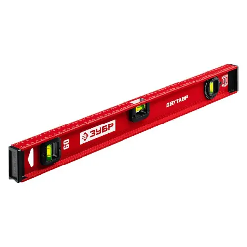 Рулетки уровень двутавровый зубр двутавр с усиленным профилем, 1200мм