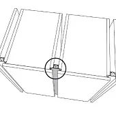 GOLA Rehau Серебро ручка-профиль вертикальный промежуточный с для плиты 18мм, 4700мм, серебристый матовый