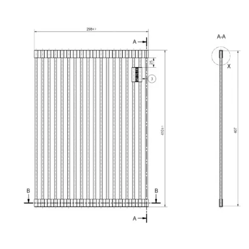 Комплектующие ролл-мат franke 298*410мм
