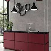 Фасадные панели EGGER матовые красный гранат матовый u399 pm/st9, плита egger лмдф лак 2800 х 2070 х 18 мм