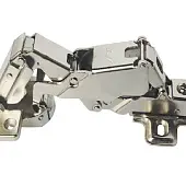 Петли мебельные (Китай) петля мебельная clip-on карусельная 165° с доводчиком, 48мм, с мп (крокодил) 