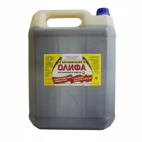 Олифа олифа натуральная льняная, 9 кг (10 л) 