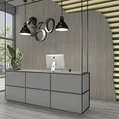 Фасадные панели EGGER глянцевые серый асфальт (серый пыльный) глянец u732 pg/st9, плита egger лмдф лак 2800 х 2070 х 18 мм