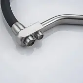 Смесители Avivacom смеситель кухонный avivacom с фильтрацией, сатин/черный